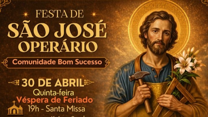 Festa de São José Operário (30/04/2026)