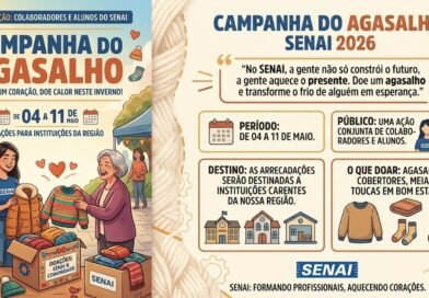 SÃO GONÇALO DO RIO ABAIXO: CAMPANHA DO AGASALHO SENAI 2026 (#COMPARTILHE)