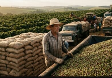 Safra recorde de café no Brasil acende alerta: fartura na colheita, incerteza no bolso do produtor