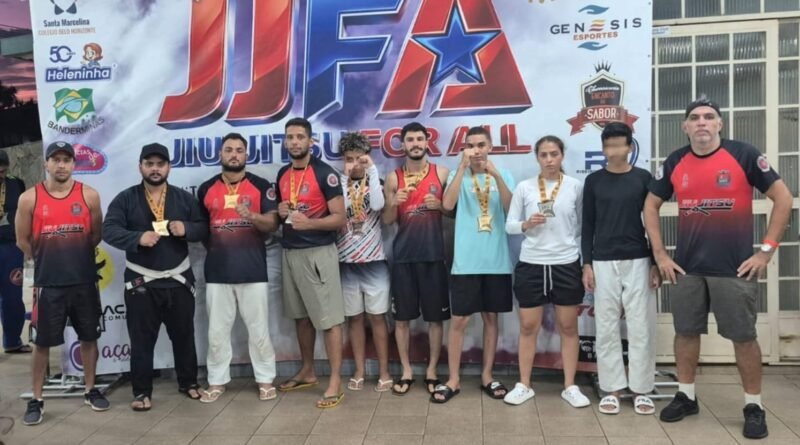 Atletas de São Gonçalo conquistam sete medalhas em torneio de jiu-jitsu em Belo Horizonte