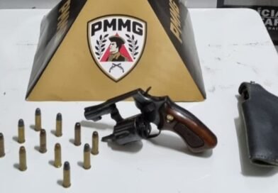 SANTA BÁRBARA – HOMEM É PRESO POR AMEAÇA E POSSE ILEGAL DE ARMA DE FOGO